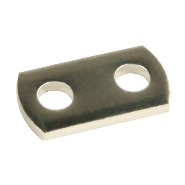 Center Jumper, Screw Type, 6mm Center to Center, 3 Pole, Gray, Pkg. Qty. of 10, for Use With 1492-W4, W4TW - 1492-CJ6-3