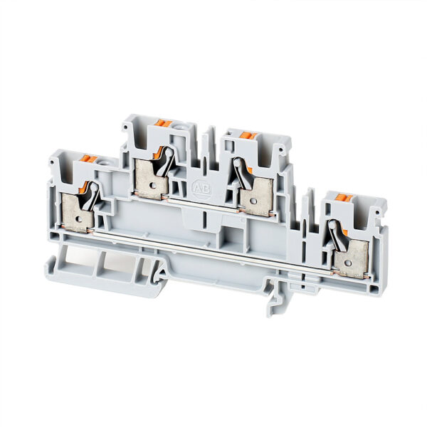 0175139637086538e140b39f6c14c0ac-1.jpg Terminal Block, Push-in connection, IEC, Feed-Through, 4mm, Double Level, 4 Connection Points, Grey, Package Qty 50 Terminal Block, Push-in connection, IEC, Feed-Through, 4mm, Double Level, 4 Connection Points, Grey, Package Qty 50 - 1492-PD4