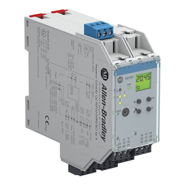02860357900454eae6f01a9cea89b630-1.jpg Intrinsic Safety Dönüştürücü, Universal Frequency Dönüştürücü, Digital Input, 20-90VDC/48-253 VAC, 1-Channel, 40 mm - 937CU-DIFRQ-BC1