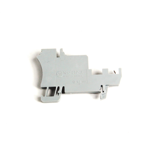 Terminal Block, Spring Clamp Connection, 3 Conductor, Sensor Block Base for Plug-in Distribution Blocks, with LED, 5.1 x 68 x 38.5 mm (0.20 x 2.68 x 1.52 in), Gray, Pkg. Qty. of 50, VOLTAGE RATING UR - 5–30V AC/DC, CSA - 5–30V AC/DC, IEC - 5 - 1492-LS2-3L