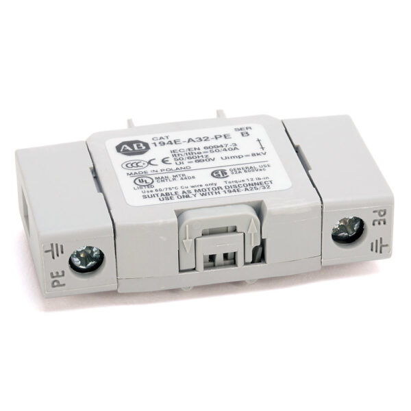 Earthing-Grounding Terminal, 194E, For Use With 194E-A25 and A32 Switches - 194E-A32-PE