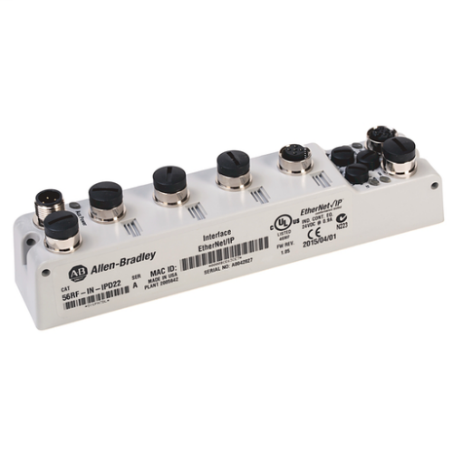 RFID Interface, 56RF, iCode, EthertNet/IP, Dual Channel with I/O, 1 input & 1 output - 56RF-IN-IPD22