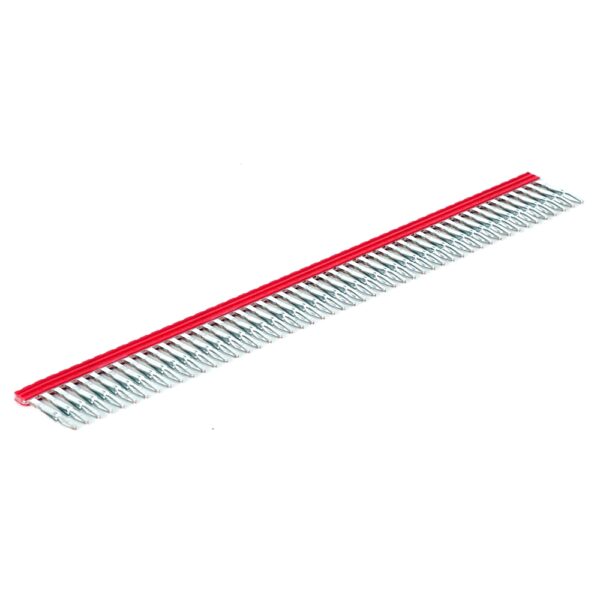 Terminal Block Accessory, Center Jumper, IEC, Red, 8-Pole, For use with 1.5mm Terminal Blocks - 1492-CJP2-8-RE
