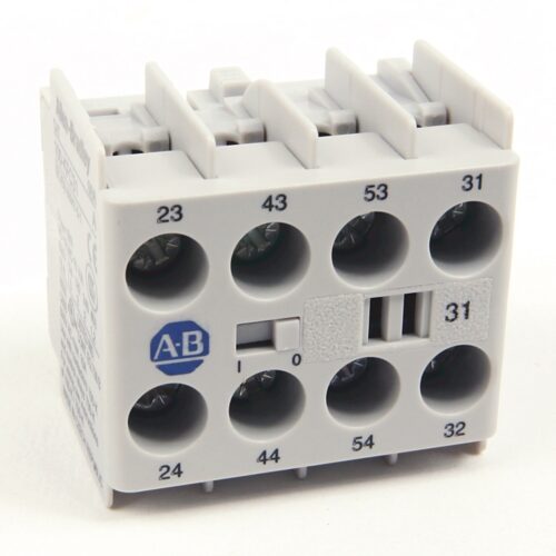 Auxiliary Contact, 3 NO and 1 NC, Front Mounting, Screw Terminals, For Use With 100-K Contactors - 100-KFC31
