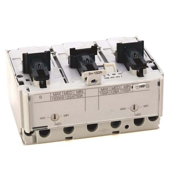 Molded Case Circuit Breaker Trip Unit, 250A Frame, 150A, Thermal Magnetic, 3 Pole - 140G-JTF3-D15