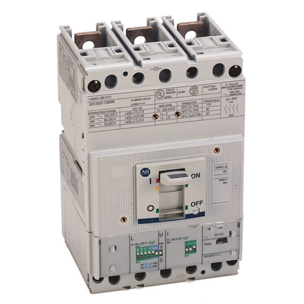 Motor Protection Circuit Protectors, J Frame, 35-65 kA at 480V, Thermal/Magnetic, TMD, 60A - 140MG-J8E-C60