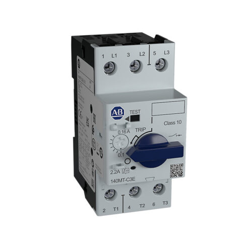140MT-C3E-A25-1.jpg Motor Protection Circuit Breaker, C Frame, 0.16 - 0.25A, Trip Class 10, Standard Breaking Capacity, Std Mgntc Trp (Fxd at 14 x le) - 140MT-C3E-A25