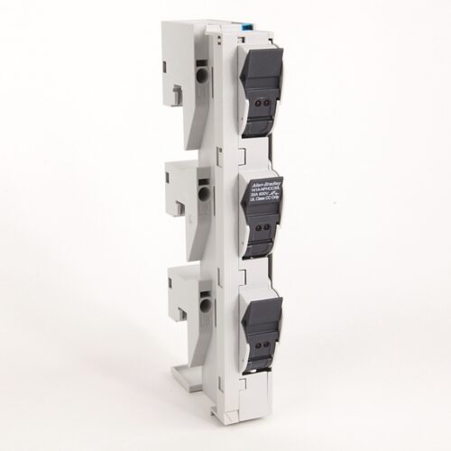 MCS Mounting System Adapter Modules, Busbar Fuse Holder, 3 Pole, 30 A, 600V, UL Class Cc Fuses, With LED - 141A-NFHCC30L