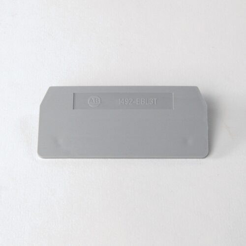 End Barriers, Partition Plates, and Terminal Covers, for use with 1492-L3T1P, Gray - 1492-EBL3T1P
