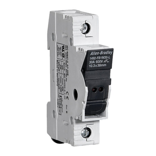 Fuse Holder, 1 Pole Configuration, Class CC Type Fuses, 30A - 1492-FB1C30