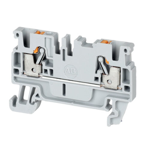 Terminal Block, Push-in connection, IEC, Feed-Through, 2.5mm, Single Level, 2 Connection Points, Grey, Package Qty 100 - 1492-P3