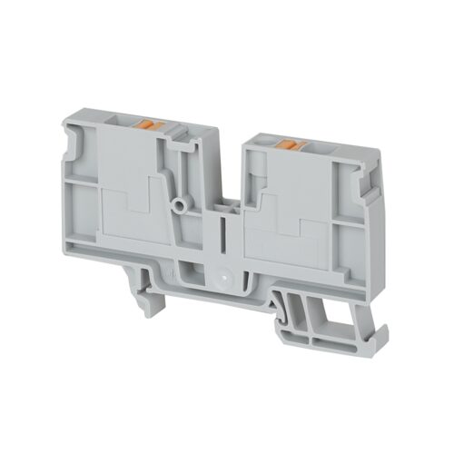 1492-P6D_1000x1000 Terminal Block, Push-in connection, IEC, Feed-Through Distribution, 6mm, Single Level, 2 Connection Points, Grey, Package Qty 20 - 1492-P6D
