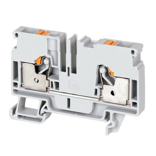 1492-P6_1000x1000 1492-P Push-in Terminal Blocks, 6 mm² (AWG 22 - AWG 8), 38 A, Feed-Through, Single Level, 1 Point On Each Side Per Circuit - 1492-P6-BL
