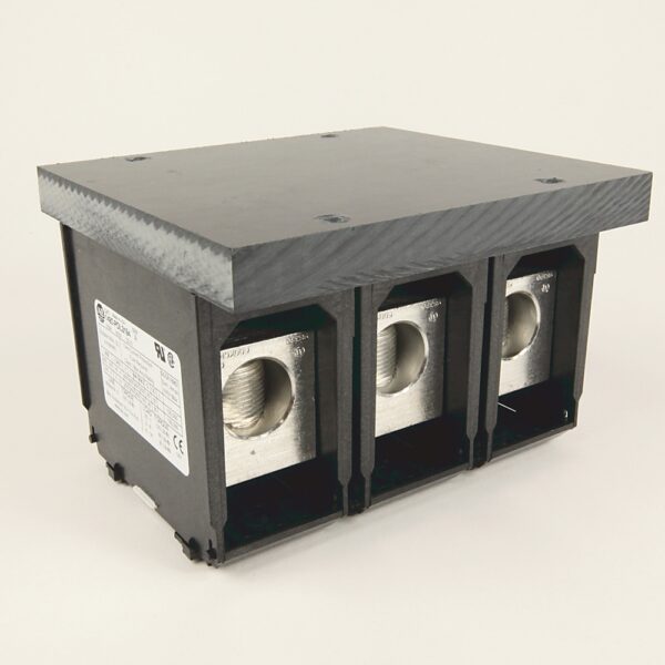 Power Block, Feeder Spacing Power Distribution Block, 3 pole, 1 Opening Line Side, 335 Amps - 1492-PDL3194