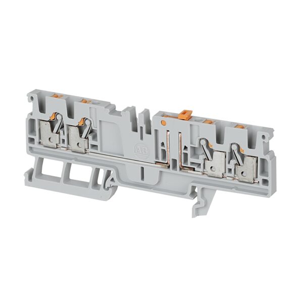 1492-PKD3Q_1000x1000 Terminal Block, Push-in connection, IEC, Single-Level, Feed-Through, Knife Disconnect, 2.5mm, Single Level, 4 Connection Points, Blue, Package Qty 50 - 1492-PKD3Q-B