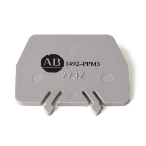 Terminal Block, Partition Plate, 2 x 40 x 30.5 mm (0.08 x 1.57 x 1.20 in), Gray, Pkg. Qty. of 50 - 1492-PPM3