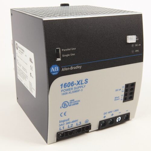 1606-XLS960F-3_1000x1000 Power Supply, Bulletin 1606 XLS Performance, 380-480VAC Input, 48-54VDC Output, 960Watt, 20A Output, Parallel Operation - 1606-XLS960F-3