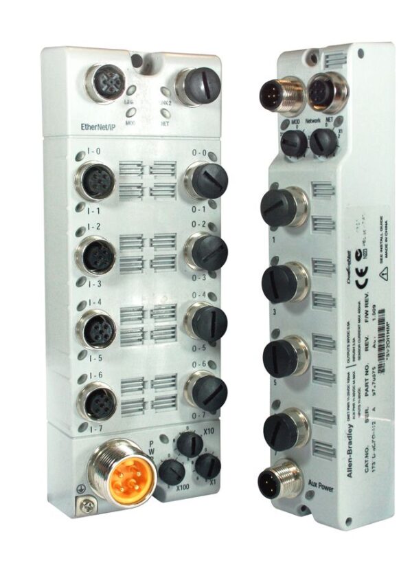 1732E_PH Armorblock, Ethernet, 16 DIO, M12 L PWR - 1732E-16CFGM12M12LDR