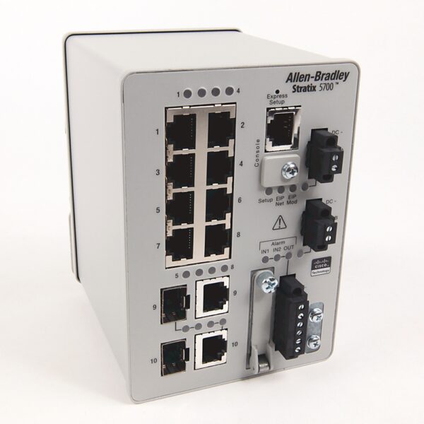 1783-BMS10CL_1000x1000 Stratix 5700, 8 copper 10/100 Port s, 2 combo(copper or SFP slot) 10/100 Port s, lite FW - 1783-BMS10CL