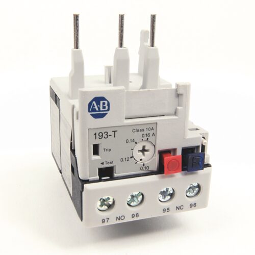 193-T1AA16_1000x1000 Overload Relay, Bimetallic, 0.10-0.16 A, Mounts to 100-C09 to 100-C23 Contactor - 193-T1AA16