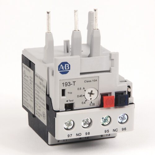 193-T1AA50_1000x1000 T1 MCS Overload Relay, IEC, Bimetallic, 0.35-0.50A - 193-T1AA50