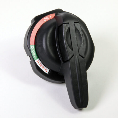 194R-PBT Disconnect Switch Handle, 194R, Padlockable Handle With Test Mode, Accepts 3 Padlocks, For Use With 194R UP To 60A Disconnect Switches, Black, IP66-NEMA Type 3R-3-12-4-4X Ingress Protection - 194R-PBT