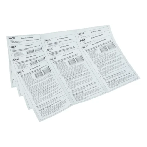LABELS, CHECK LIST SAFETY LIGHT CURTAIN - 2074487