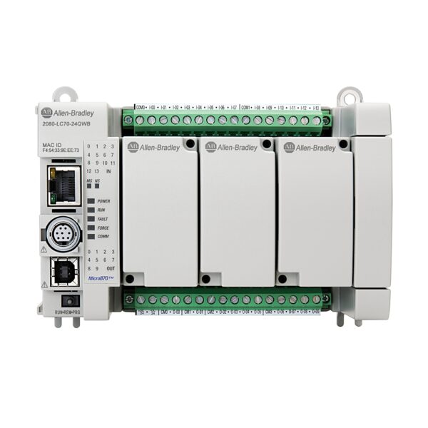 Allen Bradley 2080-LC70-24QBB PLC & I/O
