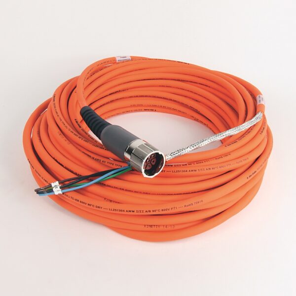 Motor Power Only, SpeedTec DIN Connector, Drive-end, Flying-lead, Standard (Non-Flex), 16AWG, 20M - 2090-CPWM7DF-16AA20