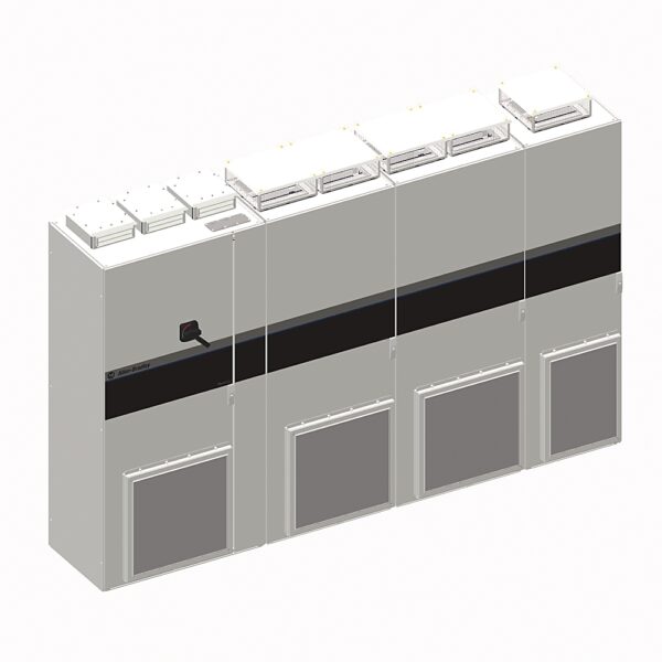 750 Bus Supplies, Extra Tough, AFE Regenerative, Type 1/IP21, Floor Mount, 690 VAC, 3 PH, 690V-AC: 2318A ND; 2379A DC ND, No EMC, Jumper R emoved, No Dynamic Braking, Frame 12, IP54/Type 12 Door-Mounted HIM, No Port 4 Option, No Port 5 Option, No Port - 20JEF3F2K3LNDNNNNN
