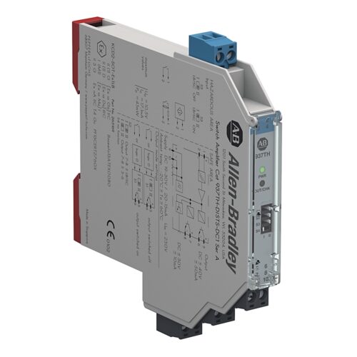 Intrinsic Safety Isolator, Switch Amplifier, Digital Input, Transistor Output, Splitter, 24VDC, 1-Channel, 12.5 mm - 937TH-DISTS-DC1