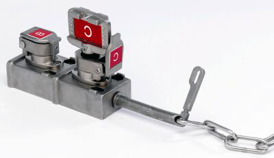 Zincir kilitli tuzak anahtarlı emniyet kilidi - 440T-MDCLE10BBCB