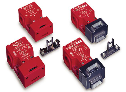 Tongue Interlock, Trojan 6, GD2 Metal Head, 2 N.C. Safety, 2 N.O Aux, 2 N.C. Safety Contacts, Break Before Make, GD2 Standard, 2 N.O. Auxillary Contacts, M20 Conduit, 1/2in. NPT adptr, Tongue Interlock Switch, Plastic - 440K-T11425