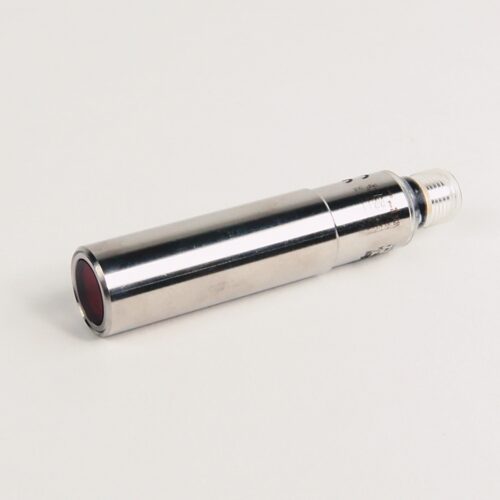 42CSS-P2MPB1-D4_1000x1000 Photoelectric Sensor, Cylindrical Style, Polarized Retroreflective, 4-4 m Sensing Range, Visible Red LED, Light Operate - Dark Operate Output, PNP Output, Smooth Barrel, 18 mm Barrel, 4 Pin Micro M12 Integral Quick Disconnect Connector, Fixed Sensitivity - 42CSS-P2MPB1-D4