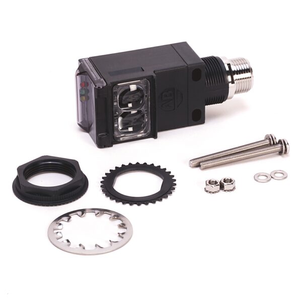 42GRR-9000-QD1_1000x1000 Photoelectric Sensor, 42G, Transmitted Beam Receiver, Infrared LED, Selectable Light or Dark Operate, NPN and PNP Output, Adjustable Sensitivity, Custom Connection - 42GRR-9000-QD4