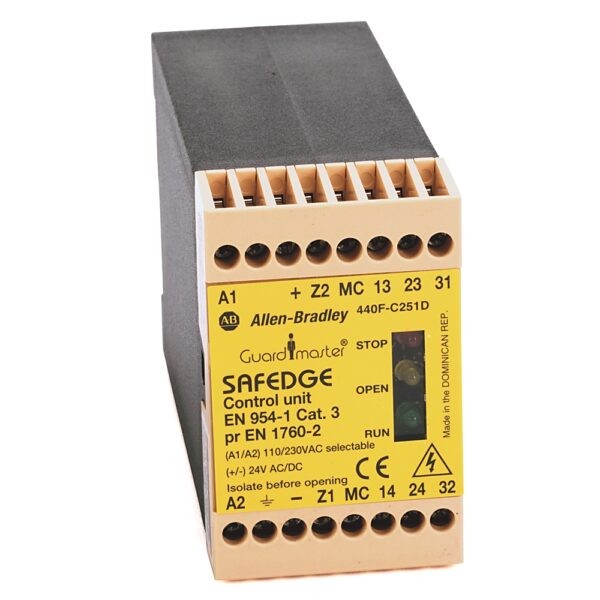 440F Safedge Controllers, 45mm DIN RAIL, Polycarbonate Plastic - 440F-C251D