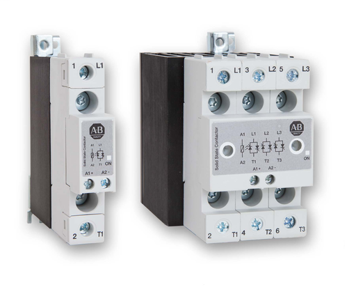4fa23f6e0e8aaf8098bbbae1dbbc70c12aeff4a5-medium Three Phase Solid State Contactor with three switched poles 65 amps @ 40 C 600 volts AC maximum with AC control 20 - 275 volts and DC control of 24 - 190 volts. - 156-C3P65NCBA