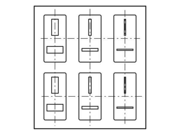 BL-260-SK SCHLITZBLENDENKARTE - 5308773