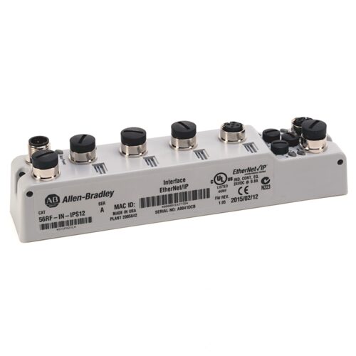 56RF-IN-IPS12_1000x1000 RFID Interface, 56RF, iCode EtherNet/IP, Single Channel with I/O, 1 Input & 1 output - 56RF-IN-IPS12