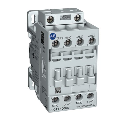 IEC Control Relay, 2 NO 2 NC Contacts, 48-130V 50-60 Hz/48-130V DC - 700-EF220KY