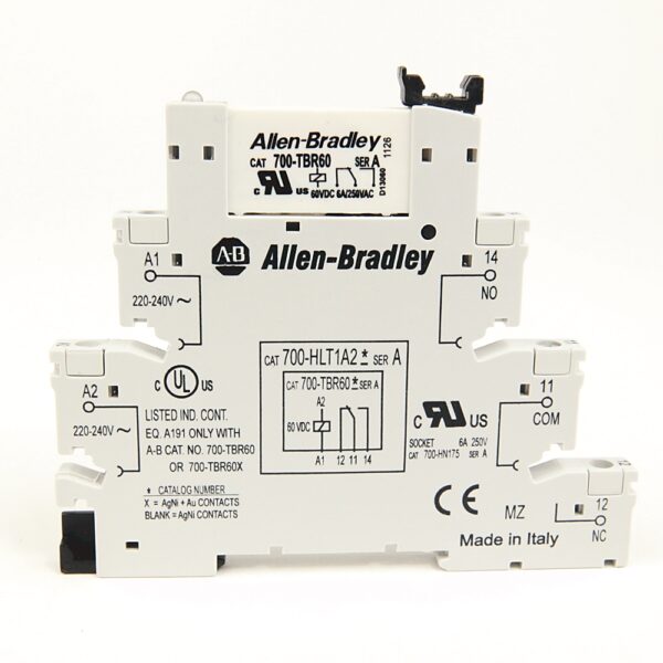 12 V AC/DC GP Terminal Block Relay - 700-HLT1U12