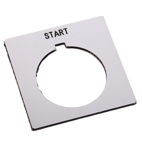 30 mm buton için yazı plakası - 800H-W526J