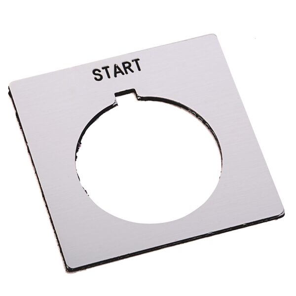 30mm 800H SECOND SPEED White Leg. Plate - 800H-W524