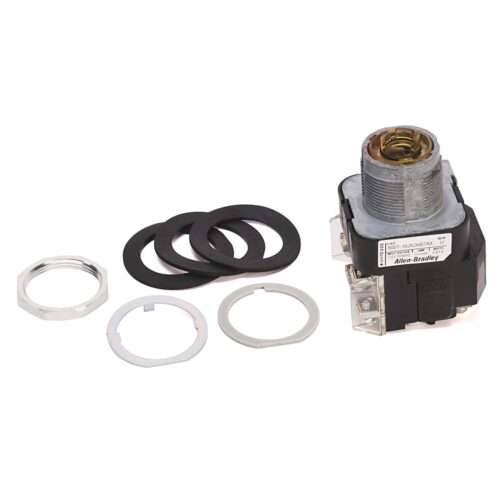 800T PB, 30mm Selector Switch, 3 Position Selector Switch, 120V AC 50/60 Hz, Standard Knob Type, No Knob, Maintained, KB7 Cam, KB7 Cam, 120V AC 50/60 Hz, No Guards - on Terminals, Incandescent Lamp, 1-NO 1-NC Standard Contacts, No Block in Position 3, St - 800T-16JX2KB7AX