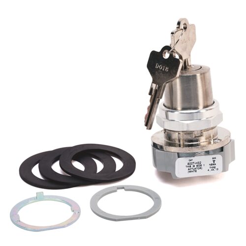 800T-H32_1000x1000 800T PB, 30mm Selector Switch, 2 Position Selector Switch, Standard Cam, No Guards - on Terminals, 1-NO 1-NC Standard Contacts, 1-NO 1-NC Standard Contacts, No Block in Position 3, No Block in Position 4, Maint., Lock - Right, Std. Key, D900, Device wi - 800T-H3212B